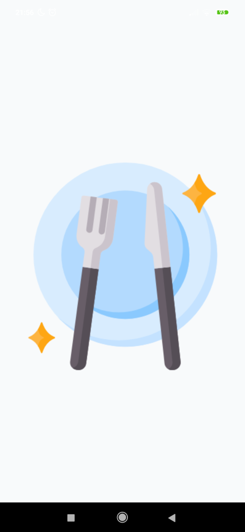 Recipe Recommendation mobile demo app: landing page